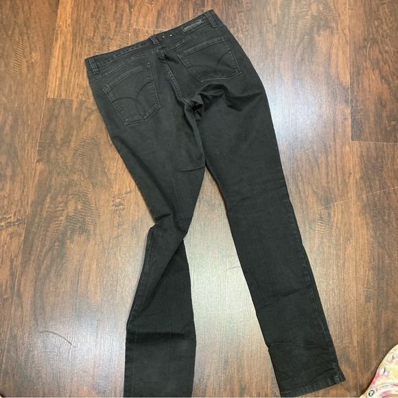 CALVIN KLEIN Ultimate Skinny Jeans black Stretch denim size 28/8 GUC - Picture 8 of 12